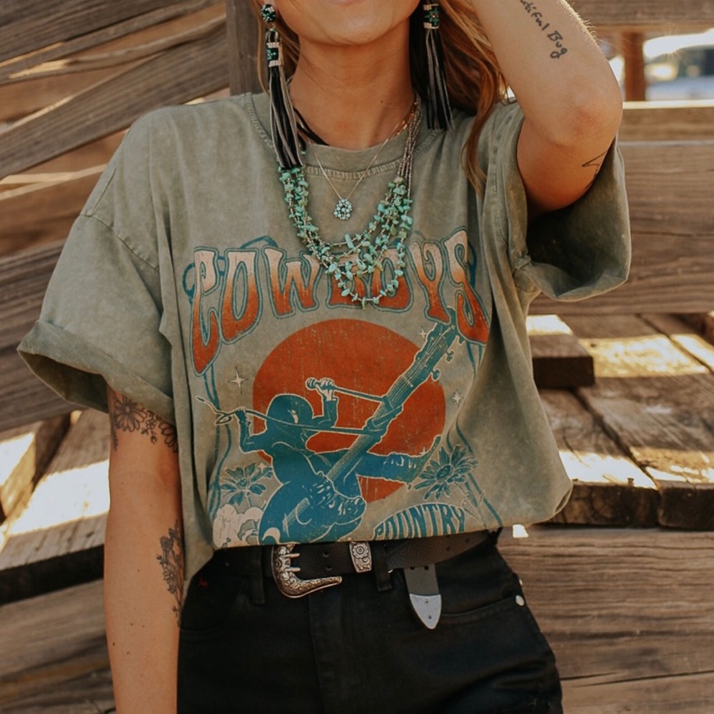 Cowboy’s Festival Snow Dyed Tee